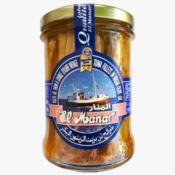 Tuna Fillets In Virgin Olive Oil El Manar 400g