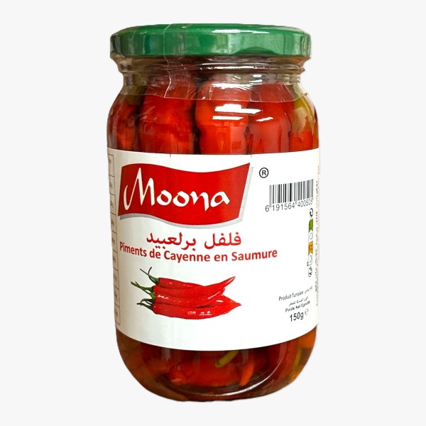 Cayenne Peppers In Brine 150g