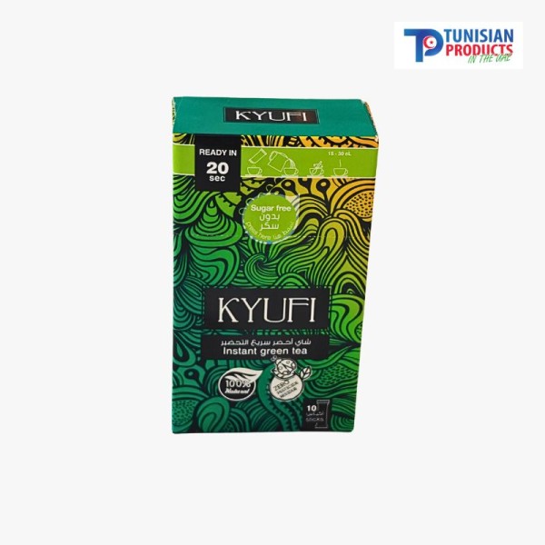 KYUFI شاي أخضر 10 قطع